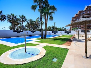 Residential Area, Apartment, Resort, Estate, Condominium, Shade, Hacienda, Hotel, Swimming Pool