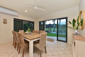 Open plan dining
