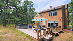 Enjoy the large deck