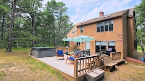 Enjoy the large deck