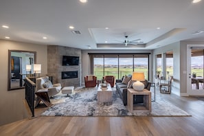 Front Entry View - As you walk into the home you are welcomed by a beautiful view of The Ledges Golf Course.