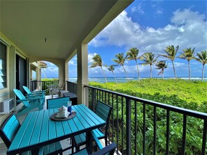 Awesome ocean view from patio!