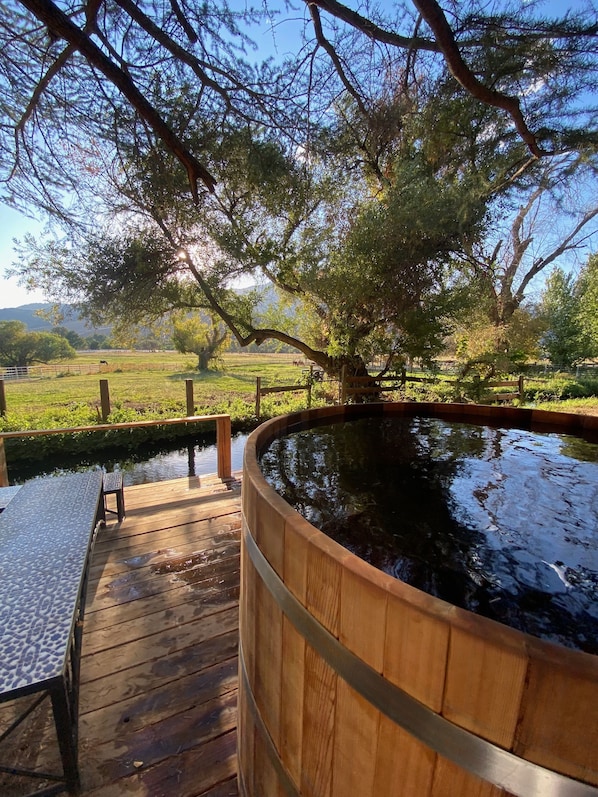 Bain à remous extérieur