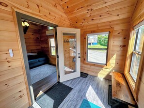 Spacious mudroom