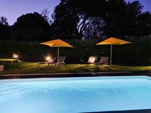 Water, Property, Plant, Sky, Furniture, Umbrella, Tree, Light, Building, Nature