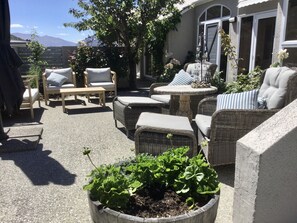 Patio , sunny north facing
Accessible from living area