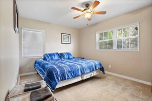 Master bedroom with King bed