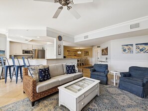 Living Room, Kitchen and Dining Area at 103 Windsor Place