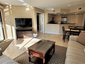 Living Room, Dining Area and Kitchen at 2112 Villamare