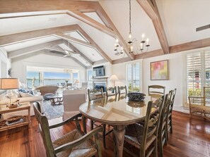 Dining Area with Water Views at 49 Lands End Road