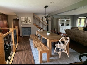 Large dining room table