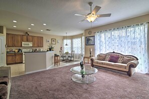 Living Room | Central Heat & A/C