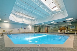 Indoor swimming pool and hot tub