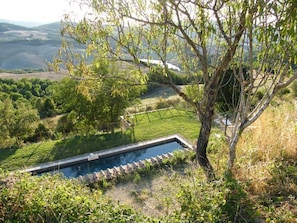 la vue de la piscine