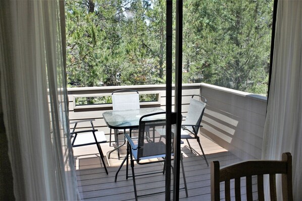 Fairway Village 25 - Upstairs Deck off the Dining Area