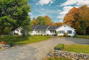 Ours is a single-story ranch home in the exclusive Lower Hollow neighborhood.