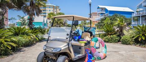 Golf Cart included with rental