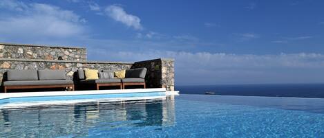 Sea View from Infinity Pool Overlooking Navarone Bay