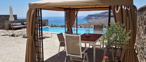 Sea View from Pool Patio Overlooking Navarone Bay