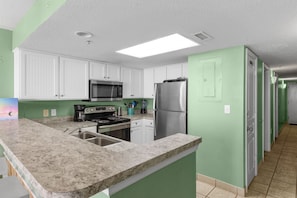 Plenty of counter space to make meal prep a breeze.