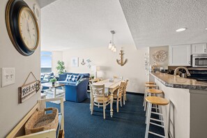 Sit down to a home cooked meal with the whole family.
