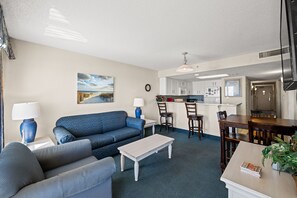 Plenty of space in this living room to gather and spend time together!