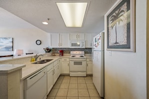 The family chef will love this updated kitchen complete with a huge workspace.