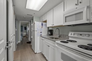 Grab a snack from the kitchen, and head back to the action!