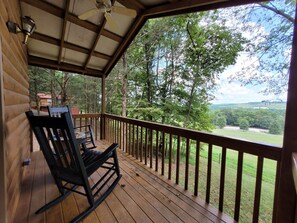 Back porch with a view