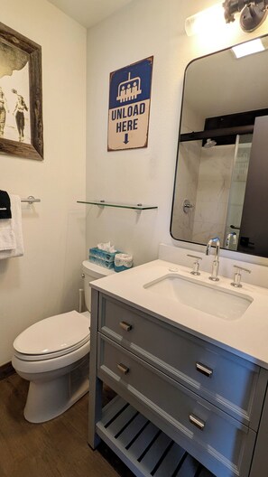 Master bathroom vanity