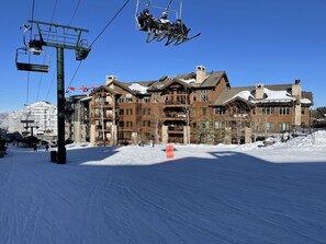 Shooting Star on the Silver Buck ski run and the Silver Strike Express ski lift.