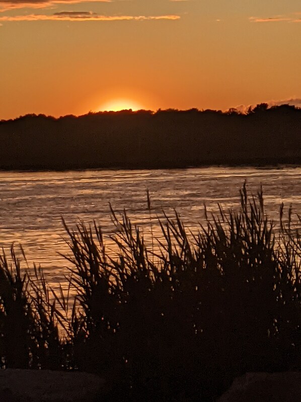 Enjoy the sunsets over the Cape cod canal