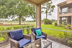 Screened-In Porch | Golf Course On-Site | Charcoal Grill