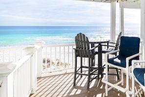 Balcony - 
Sanddollar Townhomes Unit 6 Miramar Beach Destin Florida Vacation Beach House Rentals