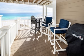 Balcony - 
Sanddollar Townhomes Unit 6 Miramar Beach Destin Florida Vacation Beach House Rentals