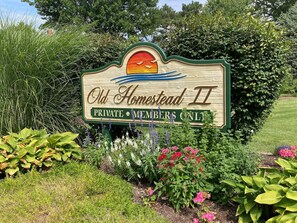 Our beach has sand and fun just for our guests and residents of our neighborhood.