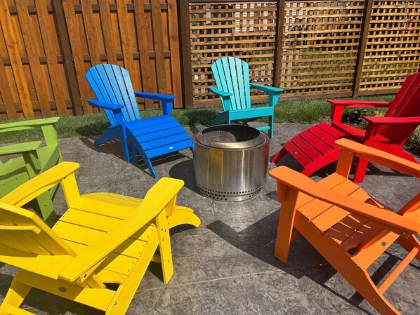 Sit back and relax! Smore, anyone?