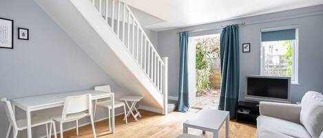 living room with seating area