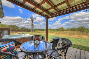 Enjoy the outdoors in the shade.
