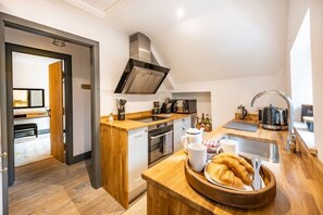 The Hideaway, Great Massingham: Stylish and practical kitchen