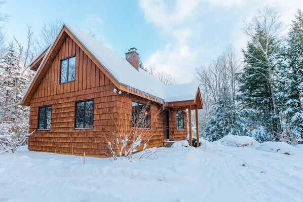 Mansfield Cabin in Winter