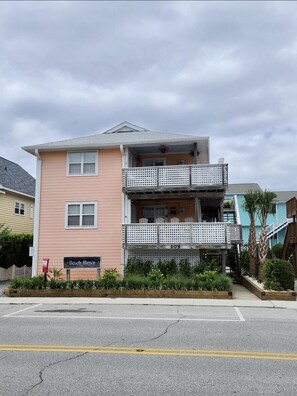 Exterior view of condominium.  Unit B is the upper unit facing Lumina Avenue!