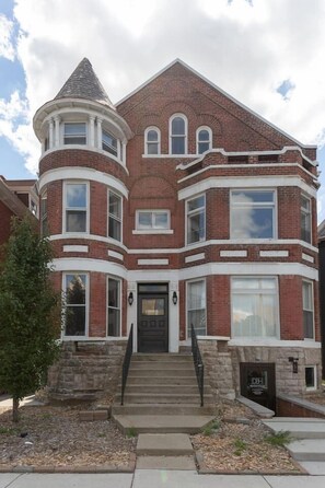 Historic building renovated into a luxurious apartment