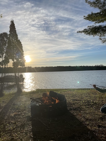 Beautiful Sunsets over the lake.