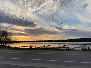 The sunsets are amazing on Side Lake