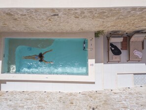 Days are best spent poolside at this self-catering home.