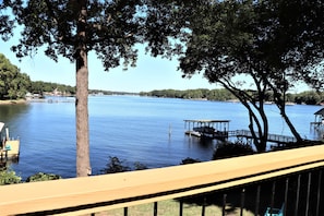 View from the upstairs deck