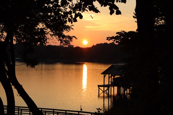 Sunrise from the deck