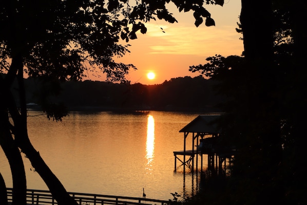 Sunrise from the deck