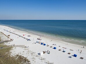 Beautiful white sand beach!